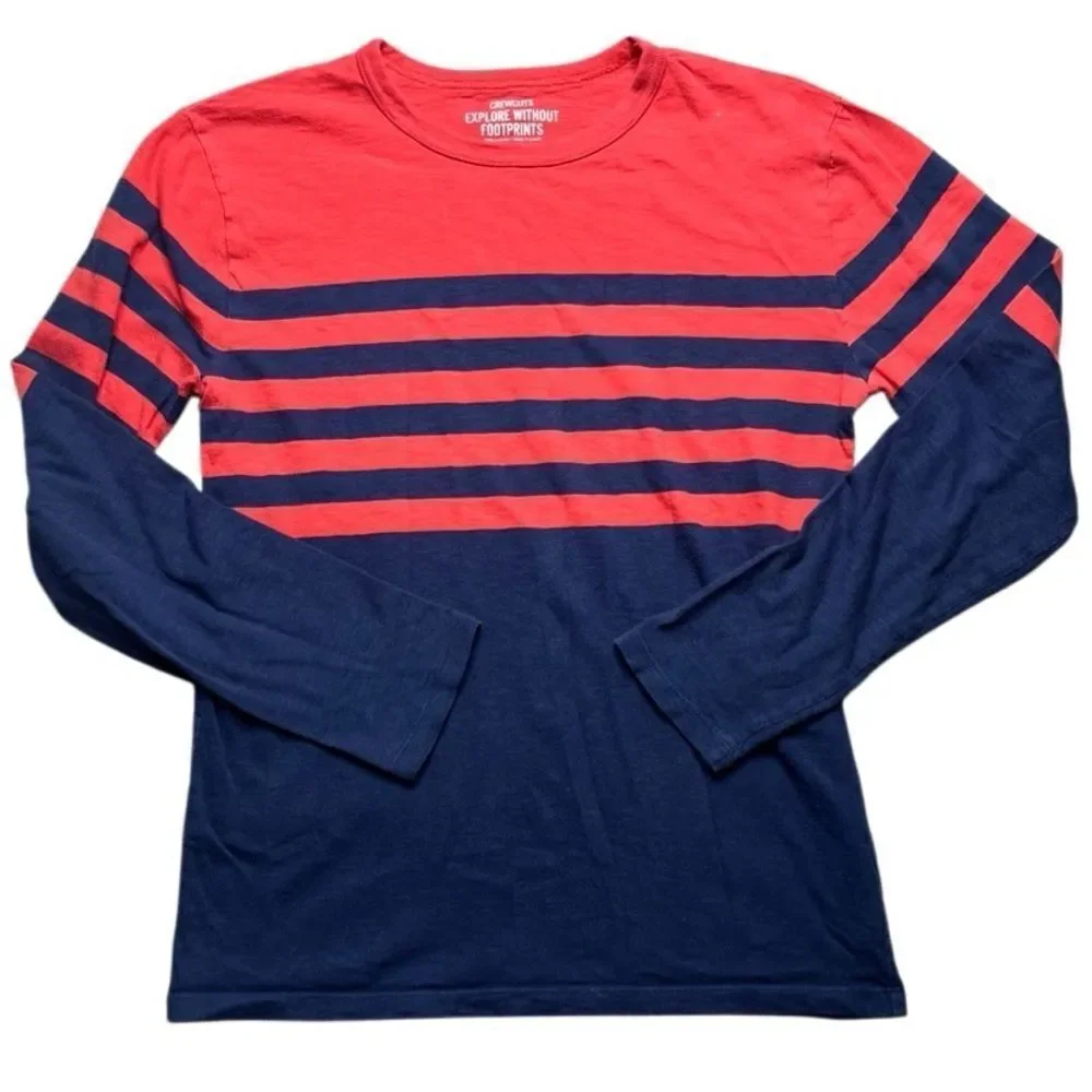Crewcuts Red and Blue Striped Kids Shirt Size 16